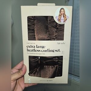 Kitsch Hair Styling Set with Black and White Scrunchies